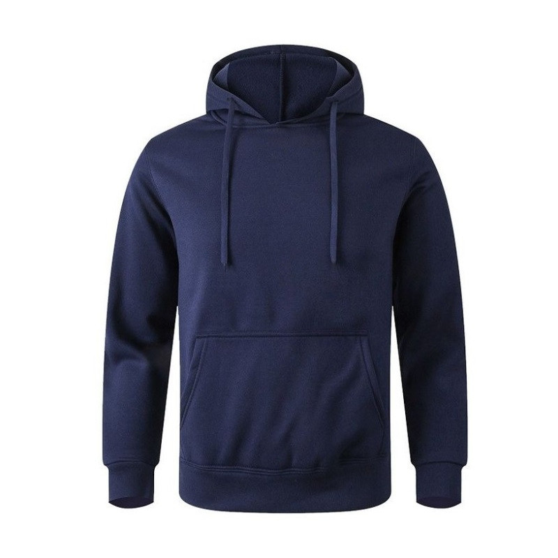 Navy Color Hoodie with white color Zipper